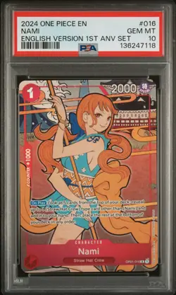 One Piece English Version 1st Year Anniversary Set PSA 10 Sequential Set - Image 5