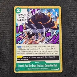 One Piece 500 Years in the Future Demon Aura 9 Sword Style Asura... OP07-036 - Image 1