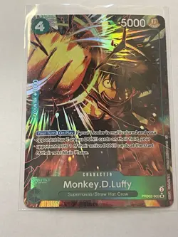 MONKEY D LUFFY - One Piece PRB02-005 - AA Alt Art Super Rare SR Premium Booster - Image 1