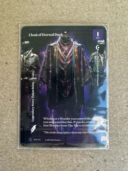 WONDERS OF THE FIRST COTS EPIC BORDERLESS FOIL CLOAK OF ETERNAL DUSK AVA-T3 - Image 1