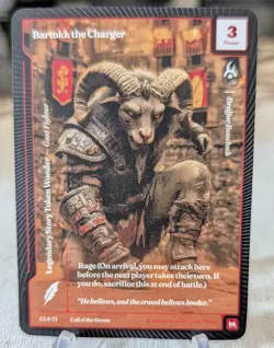 Wonders of the First Bartokk The Charger Mythic Call of the Stones CoTS - Image 1