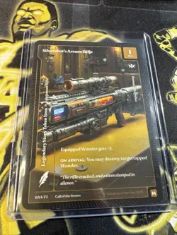 Wonders of the First CCG CoTS Mythic Silvershot’s Arcane Rifle Paper BAA-T2🔥🔥 - Image 2