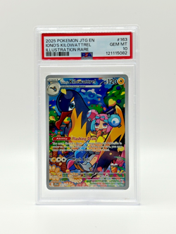 2025 POKEMON JTG EN-JOURNEY TOGETHER ILLUSTRATION RARE IONO'S KILOWATTREL PSA 10 - Image 1
