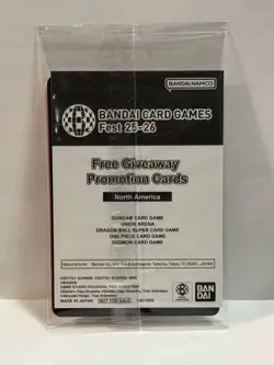 Bandai Card Fest 25-26 Promo Pack English - feat. Afro Luffy OP07-073 (Sealed) - Image 2