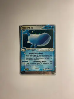 Pokemon TCG Wailord ex 100/100 Sandstorm Holo Vintage Rare Nintendo 2003 - Image 1