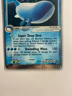 Pokemon TCG Wailord ex 100/100 Sandstorm Holo Vintage Rare Nintendo 2003 - Image 3