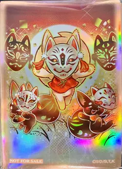 Yugioh Official Sleeve Ukanomitsune-no-Onari 70 pieces Konami from Japan NEW - Image 1