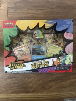 Pokemon TCG: Mega Evolution-Ascended Heroes First Partners Deluxe Pin Collection - Image 1