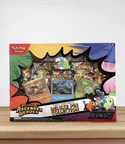 Pokemon TCG: Mega Evolution-Ascended Heroes First Partners Deluxe Pin Collection - Image 1
