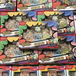 Pokemon TCG: Mega Evolution-Ascended Heroes First Partners Deluxe Pin Collection - Image 1