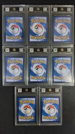 Complete Set of 8 TOC 9/9.5 Captain Pikachu Pokemon Cards (Chinese CBB1C GL15 - Image 2
