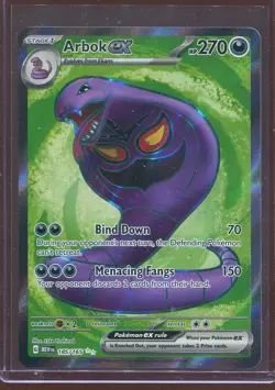 Arbok ex Full Art NM 185/165 Scarlet & Violet 151 Pokemon Card - Image 1