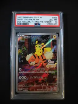 PSA 10 Pokemon Card Detective Pikachu promo 098/SV-P Japanese - Image 3
