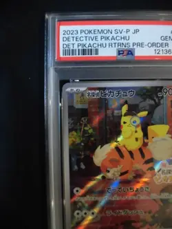 PSA 10 Pokemon Card Detective Pikachu promo 098/SV-P Japanese - Image 5