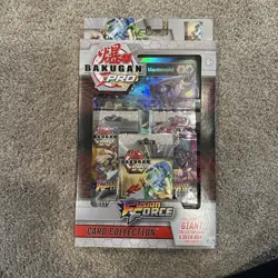 Bakugan Pro Fusion Force Card Collection Giant Collector Card & Deck Box SEALED 778988304341 - Image 1