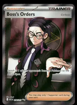 Pokemon Cards Boss's Orders [Corbeau] 256/217 Ascended Heroes Ultra Rare NM - Image 1