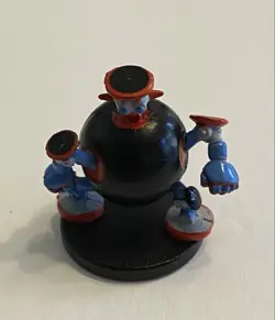 Yugioh Dungeon Dice Monsters Thunder Ball Figure ST-02 1996 & Card - Image 3