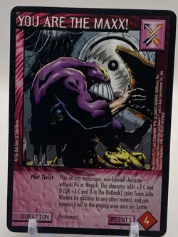 You Are The Maxx! Wildstorms CCG Sam Keith Image Universe Rare Card - Image 1