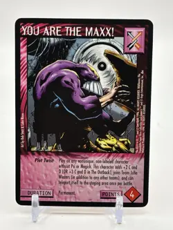 You Are The Maxx! Wildstorms CCG Sam Keith Image Universe Rare Card - Image 3
