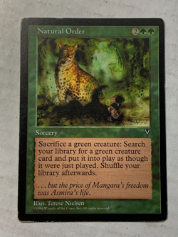 Magic the Gathering Natural Order Vis Rare Card MP MTG - Image 1