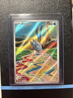 Frigibax 208/193 Paldea Evolved Near Mint Illustration Rare Pokemon Card NM - Image 1