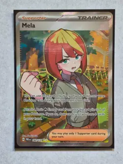 Mela 140/131 Sv: Prismatic Evolutions Full Art Holo Pokemon Card TCG - Image 1