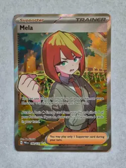 Mela 140/131 Sv: Prismatic Evolutions Full Art Holo Pokemon Card TCG - Image 2