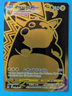 Pokemon Pikachu TCG Lost Origin VMAX Gold Holo Card TG29/TG30 2022 - Image 1