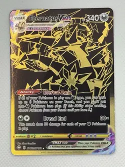 Eternatus VMAX Gold Secret Rare SV122 Shining Fates Pokemon Card - Image 1