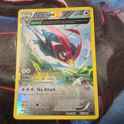 Unfezant [Reverse Holo] 81/108 XY Roaring Skies Pokemon Card TCG - Image 1