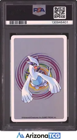 Pokemon 2000 Shuckle 213 10 Of Clubs Silver Playing Cards Japanese GEM MT PSA 10 - Image 2
