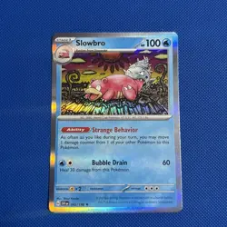 Slowbro Holo Rare 43/198: Pokemon Card TCG Scarlet & Violet NM - Image 1