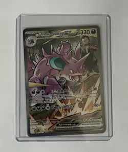 Pokemon TCG Scarlet & Violet Destined Rivals Team Rockets Nidoking Card 233/182 - Image 1