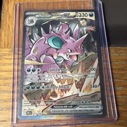 Pokemon TCG Team Rockets Nidoking EX 233/182 Sir Destined Rivals - Mint - Image 1