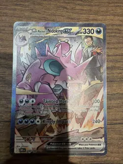 Pokemon TCG Team Rockets Nidoking EX 233/182 Sir Destined Rivals MINT - Image 1