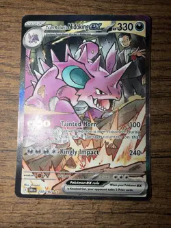 Pokemon TCG Team Rockets Nidoking EX 233/182 Sir Destined Rivals MINT - Image 2