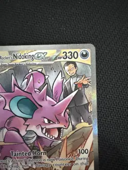 Pokemon TCG Team Rockets Nidoking EX 233/182 Destined Rivals NM Condition - Image 4