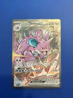 Pokemon TCG Destined Rivals Team Rockets Nidoking EX SIR 233/182 Pack Fresh!! 🔥 - Image 1
