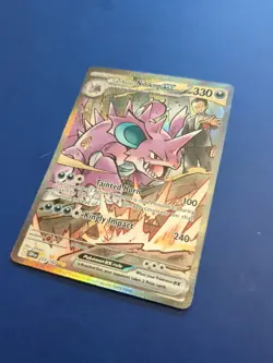 Pokemon TCG Destined Rivals Team Rockets Nidoking EX SIR 233/182 Pack Fresh!! 🔥 - Image 2