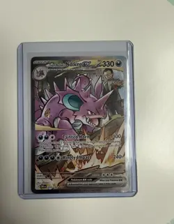 Pokemon TCG Team Rockets Nidoking EX 233/182 Destined Rivals - Image 1