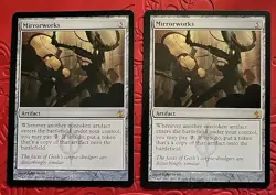 MTG Mirrorworks x2 NM ~Mirrodin Besieged (Magic the Gathering)*Free Shipping* - Image 1