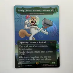 MTG Sandy Cheeks, Martial Astronaut (1930) *Rainbow Foil* Secret Lair: SpongeBob - Image 1