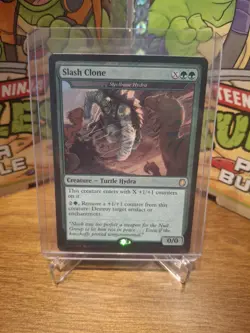 MTG TMNT Teenage Mutant Ninja Turtles Slash Clone-Steelbane Hydra SURGE FOIL NM - Image 1