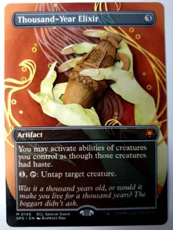 MTG Lorwyn Ecliped Thousand-Year Elixir Special Guest Borderless MYTHIC NM - Image 1
