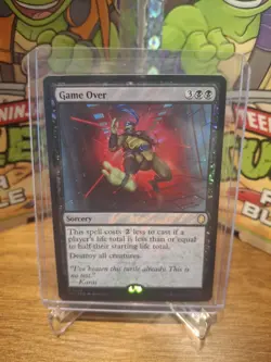 MTG TMNT Teenage Mutant Ninja Turtles Game Over SURGE FOIL NM - Image 1