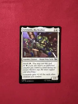 Leonardo, Big Brother - Teenage Mutant Ninja Turtles TMT MTG Magic Gathering #14 - Image 1