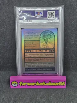 2023 MTG Secret Lair The Baseballing Foil Chandra Nalaar PSA 10 GEM MT - Image 2