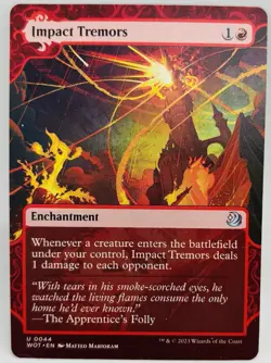 MTG Impact Tremors Wilds of Eldraine: Enchanting Tales Regular - Image 1