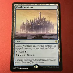 Magic the Gathering MTG Castle Vantress (242) Throne of Eldraine NM - Image 1