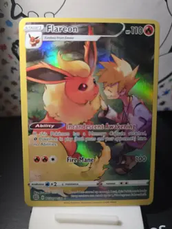 Pokemon Flareon TG01/TG30 Brilliant Stars Trainer Gallery Ultra Rare Holo - Image 1